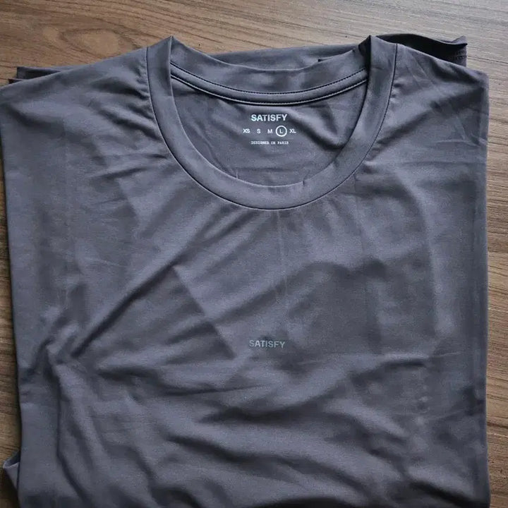 [BUNJANG] Satisfy Auralite Brown Long Sleeve T-Shirt Large / 새티스파이 satisfy auralite 브라운컬러 라지