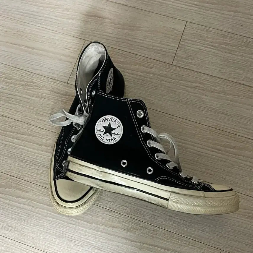 [BUNJANG] Converse Chuck 70 High Black / 컨버스 척 70 하이 블랙 230