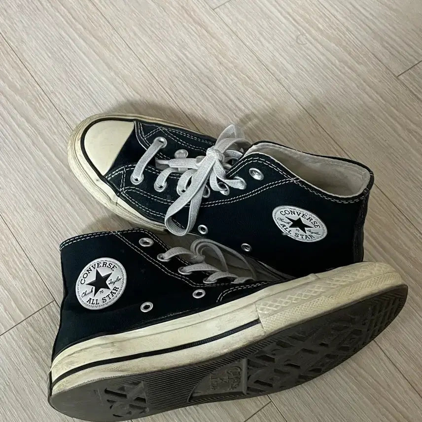[BUNJANG] Converse Chuck 70 High Black / 컨버스 척 70 하이 블랙 230