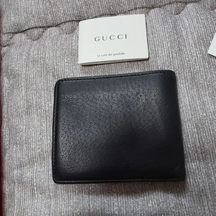 [BUNJANG] Gucci GG Marmont Black Bifold Wallet / 구찌 GG 마몬트 반지갑 블랙