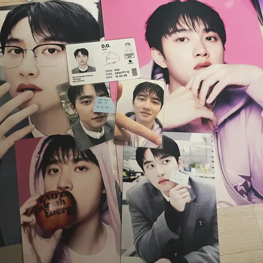 [SOLD OUT] EXO 디오 (D.O.) 포토카드 &amp; 증명사진 세트