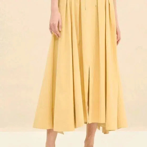 [BUNJANG] Time Circle Belt Maxi Skirt / 타임 서클 벨트 맥시 스커트
