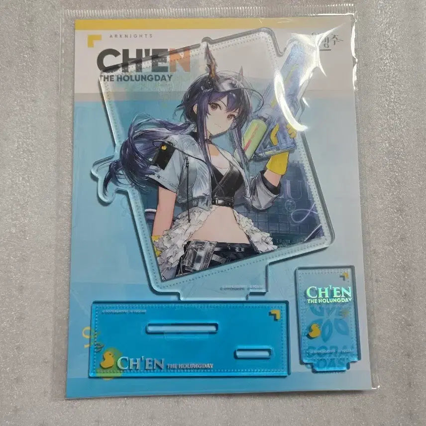 [BUNJANG] Arknights Chen The Holungade OP Collection Stand (Sealed) / 명일방주 OP 컬렉션 스탠드 첸 더 홀룽데이