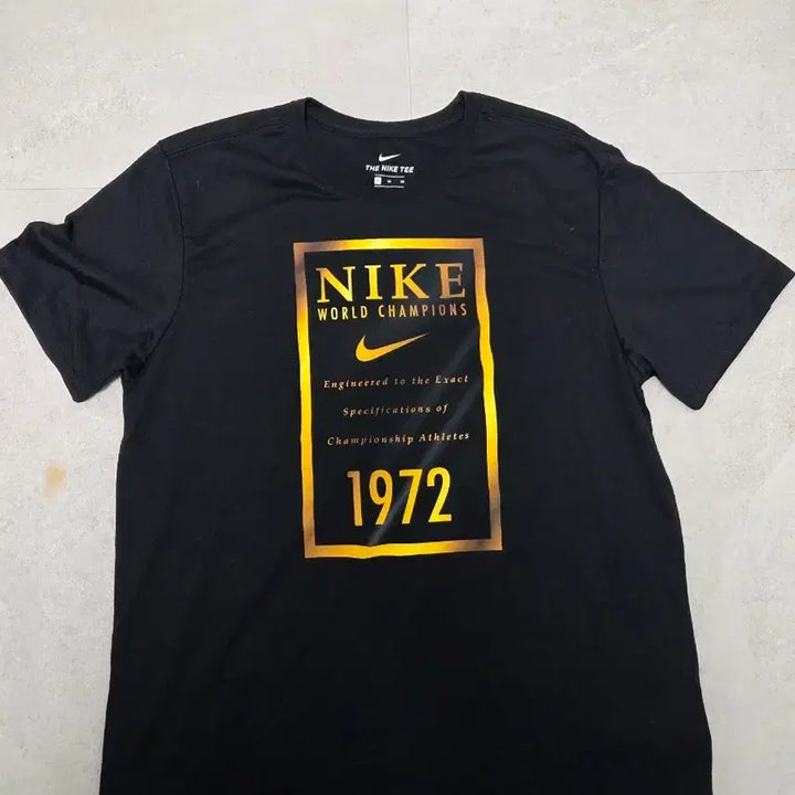 [BUNJANG] Nike World Champion 1972 Short Sleeve T-shirt / 나이키 월드챔피언 1972 반팔티 블랙