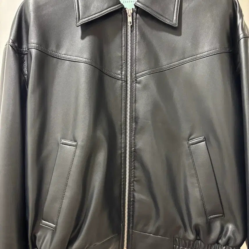 [BUNJANG] InstantFunk Eco Leather Jacket / 인스턴트펑크 에코레더 자켓