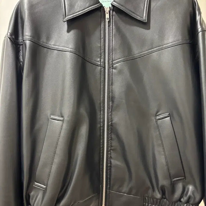 [BUNJANG] InstantFunk Eco Leather Jacket / 인스턴트펑크 에코레더 자켓