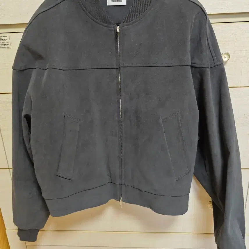 [BUNJANG] MJD Molskin Banger MA-1 Jacket Charcoal L / MJD 몰스킨 뱅어 자켓(ma-1) 차콜 L