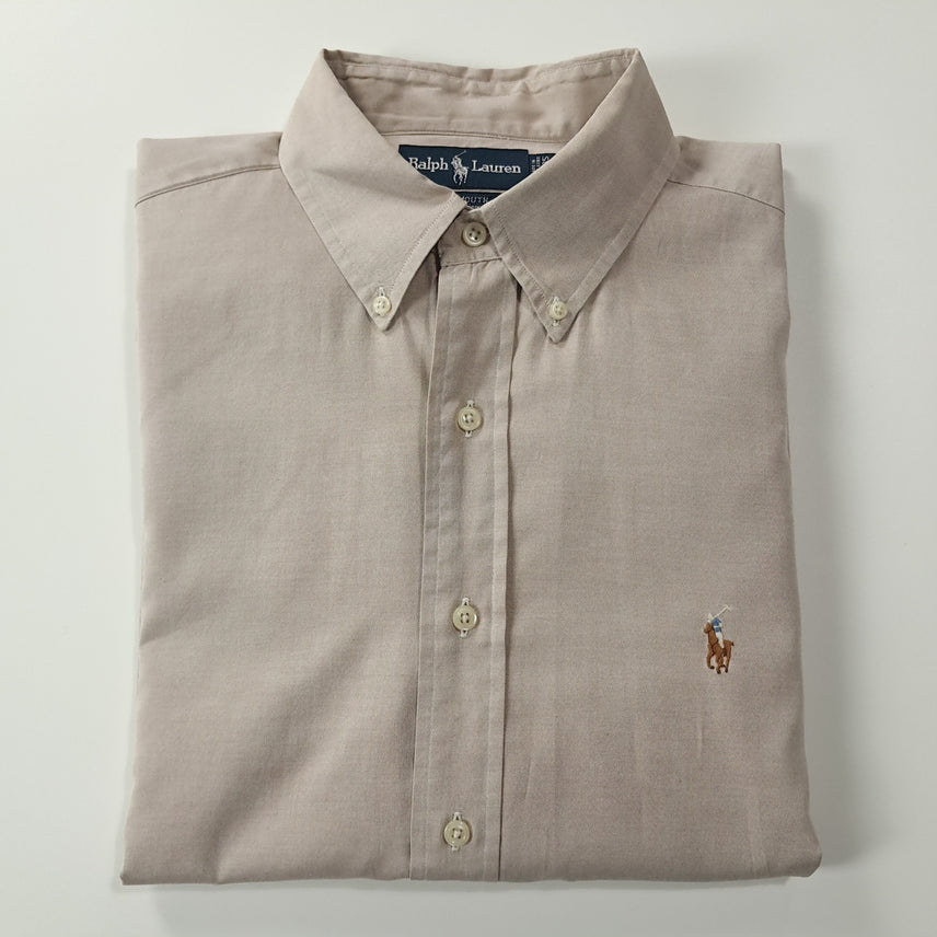 [SOLD OUT] CK262 XL 폴로 90s 홍콩판 웜톤 그레이지 셔츠 남방
