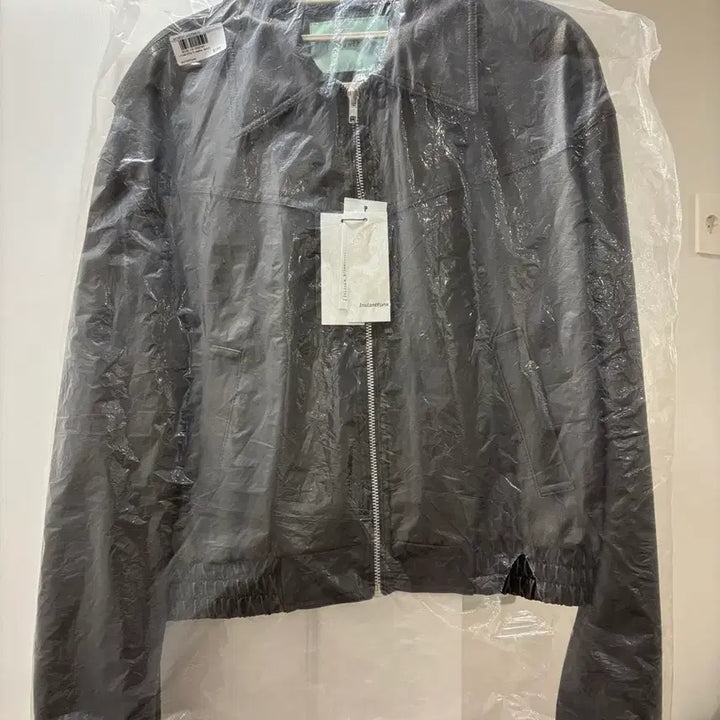[BUNJANG] InstantFunk Eco Leather Jacket Brown / 인스턴트펑크 에코 레더자켓 브라운 (새상품)