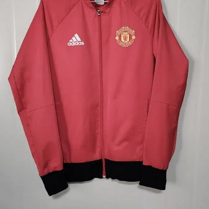 [BUNJANG] Adidas Manchester United Track Jersey Red 100 / 아디다스 맨유 트랙 져지 레드 100