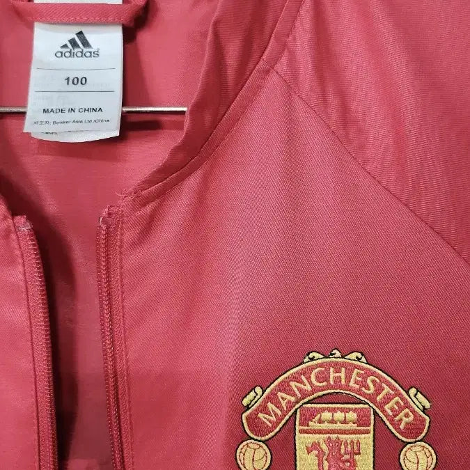 [BUNJANG] Adidas Manchester United Track Jersey Red 100 / 아디다스 맨유 트랙 져지 레드 100