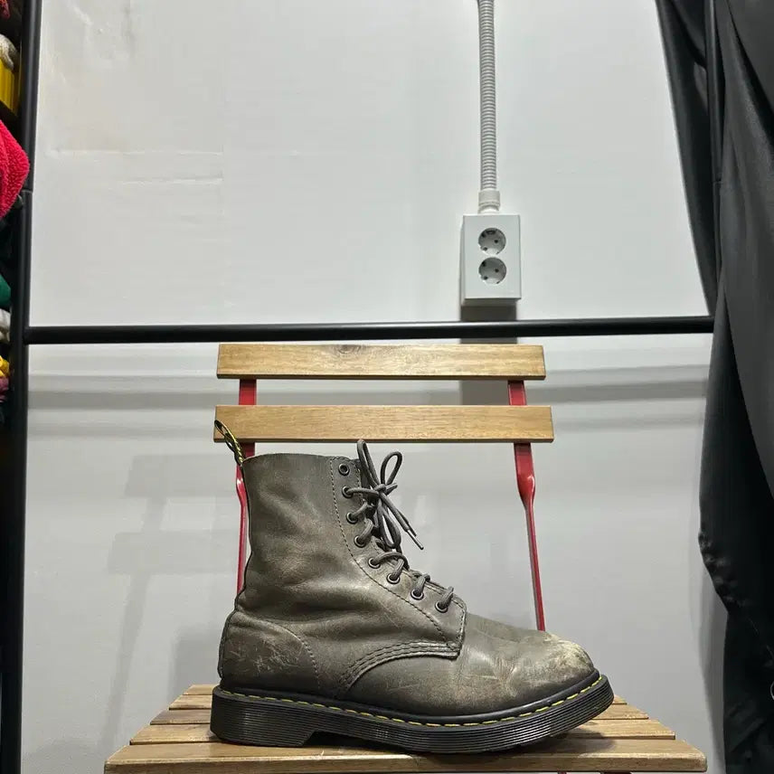[BUNJANG] Dr. Martens Pascal Gray Boots / UK7 260) 닥터마틴 부츠 남성 남자 워커 파스칼 그레이