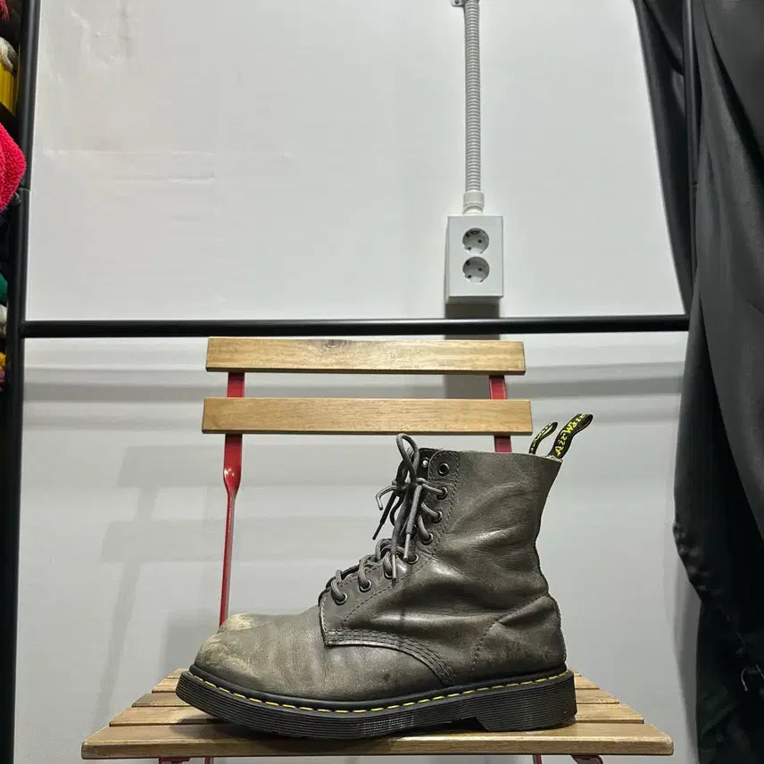 [BUNJANG] Dr. Martens Pascal Gray Boots / UK7 260) 닥터마틴 부츠 남성 남자 워커 파스칼 그레이