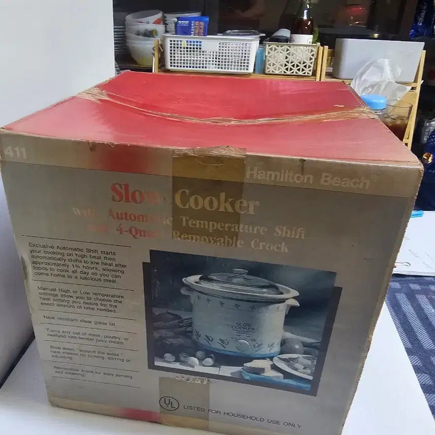 [BUNJANG] Hamilton Beach Slow Cooker 4-Quart / 빈티지 해밀턴비치 슬로우 쿠커 4쿼트 새상품