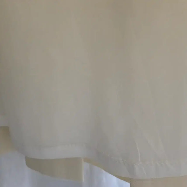 [BUNJANG] Vintage Cream Pleated Midi Skirt / 크림색 플리츠스커트 주름미디스커트 빈티지
