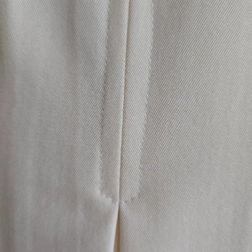 [BUNJANG] Vintage Cream Pleated Midi Skirt / 크림색 플리츠스커트 주름미디스커트 빈티지