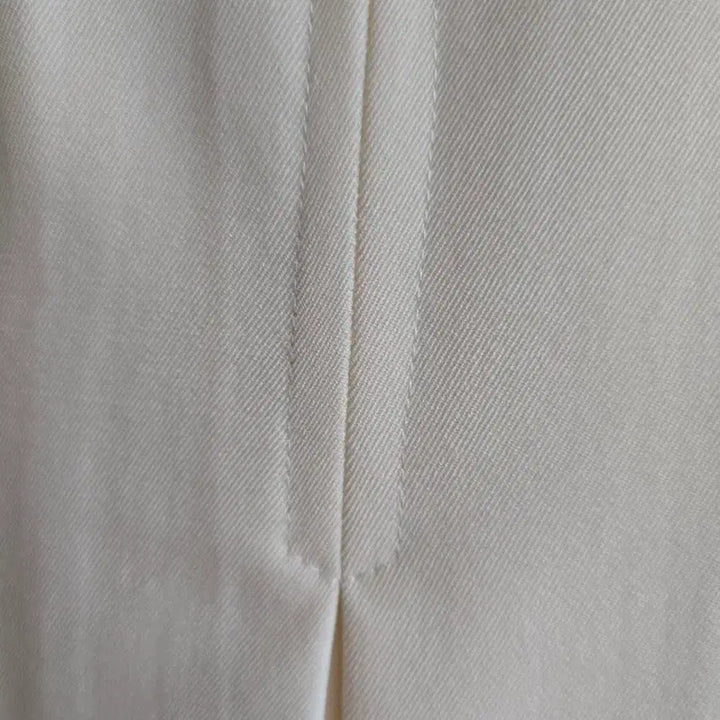 [BUNJANG] Vintage Cream Pleated Midi Skirt / 크림색 플리츠스커트 주름미디스커트 빈티지
