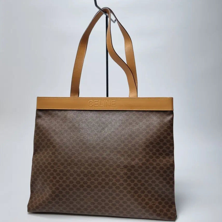 [BUNJANG] Celine Macadam Shopper Shoulder Bag / 셀린느 CELINE 로고 마카담 쇼퍼백 숄더백 라지(최상급 남녀공용)
