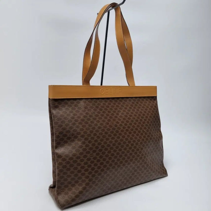 [BUNJANG] Celine Macadam Shopper Shoulder Bag / 셀린느 CELINE 로고 마카담 쇼퍼백 숄더백 라지(최상급 남녀공용)