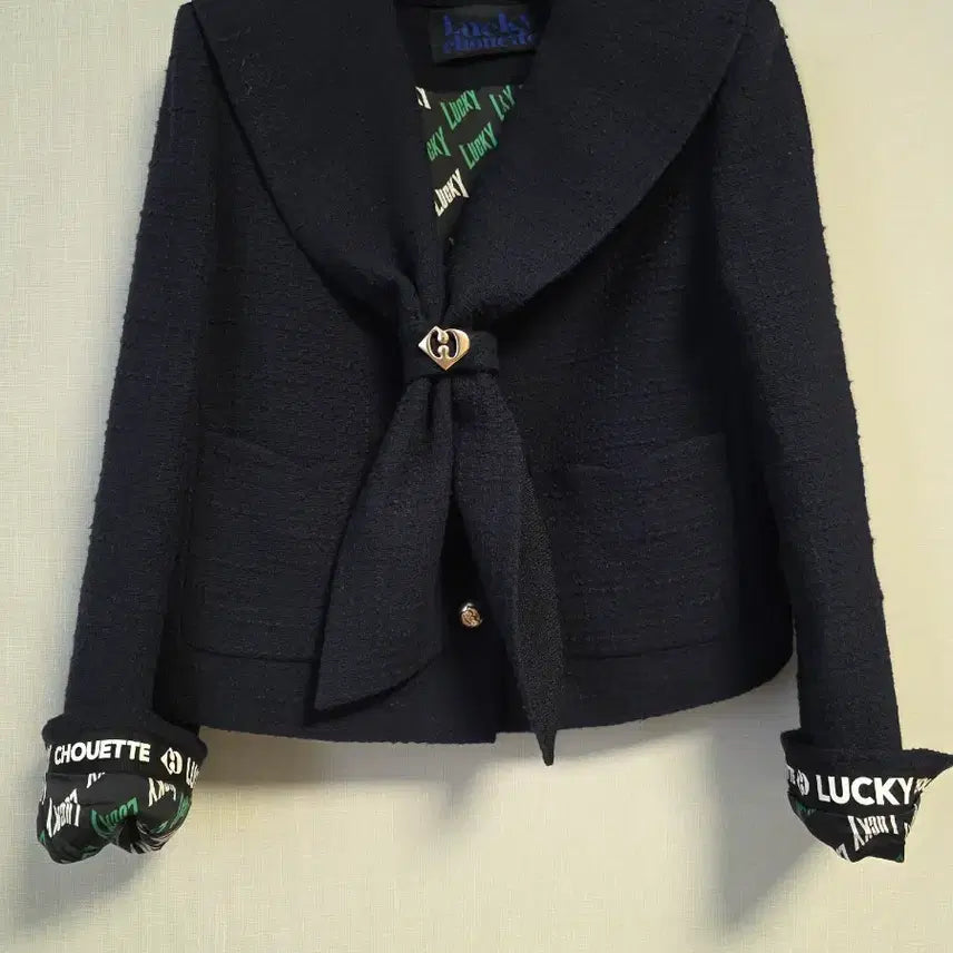 [BUNJANG] Lucky Chouette Detachable Collar Tweed Jacket / 럭키슈에뜨 카라탈착 트위드 자켓