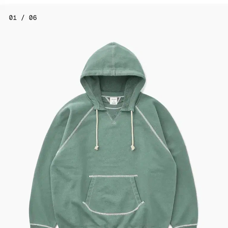 [SOLD OUT] 카키스 아카이브 후드 그린 XL