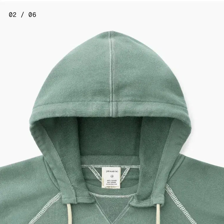 [SOLD OUT] 카키스 아카이브 후드 그린 XL