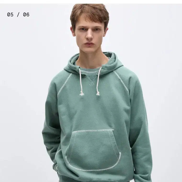 [SOLD OUT] 카키스 아카이브 후드 그린 XL