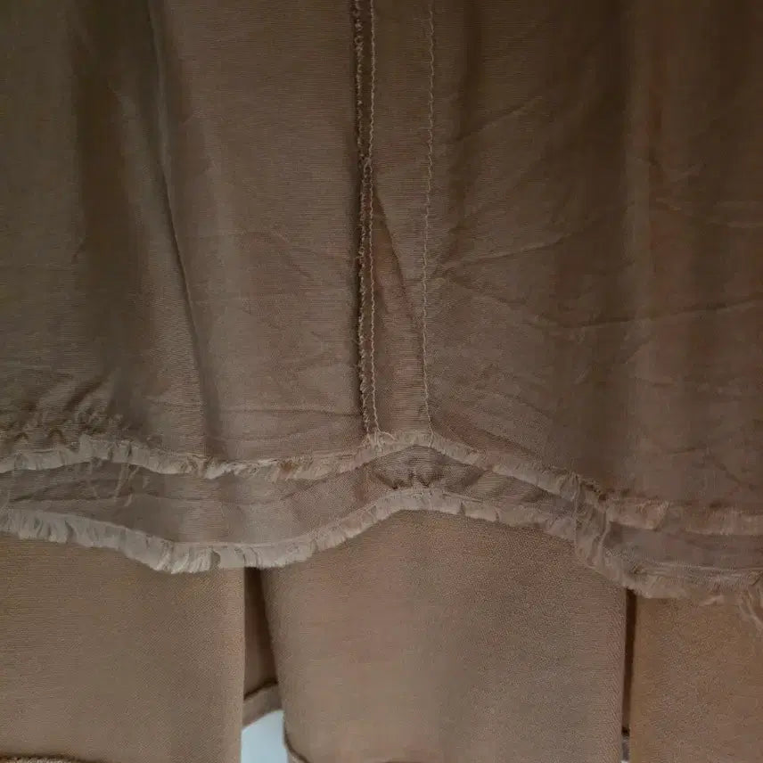 [BUNJANG] Vintage Pleated Skirt Brown Midi / 빈티지 주름스커트 브라운색 sk