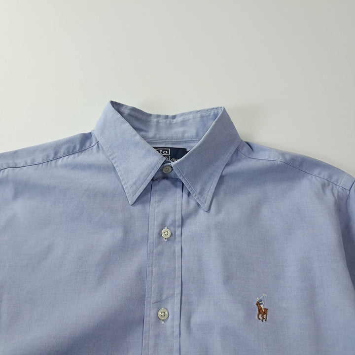[SOLD OUT] CK264 L 폴로 90s 멀티포니 클래식블루 셔츠 남방