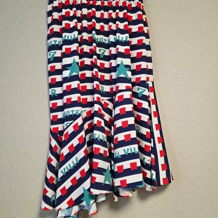 [BUNJANG] Lucky Chouette Patterned Long Skirt / 럭키슈에뜨. 패턴 롱 스커트
