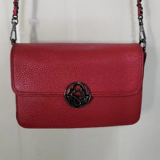 [BUNJANG] Oryany Red Chain Shoulder Bag / 오야니 레드 체인 숄더백 가방