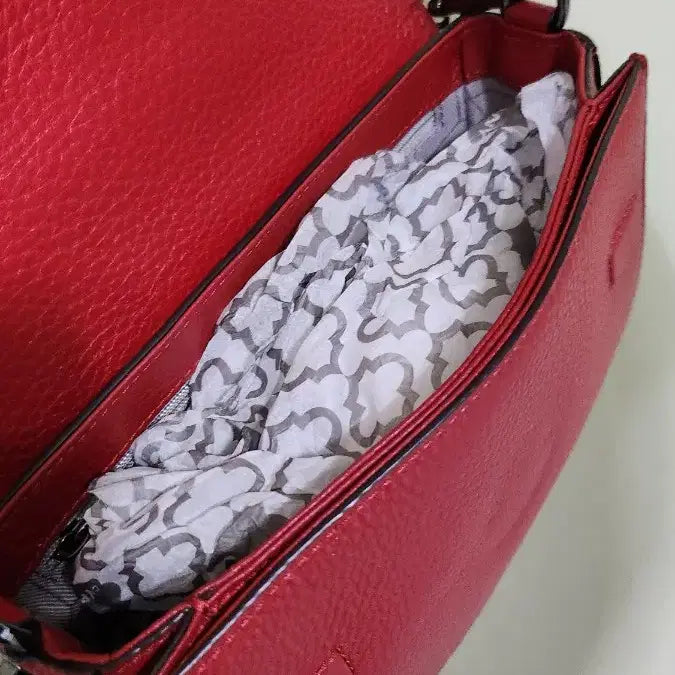 [BUNJANG] Oryany Red Chain Shoulder Bag / 오야니 레드 체인 숄더백 가방