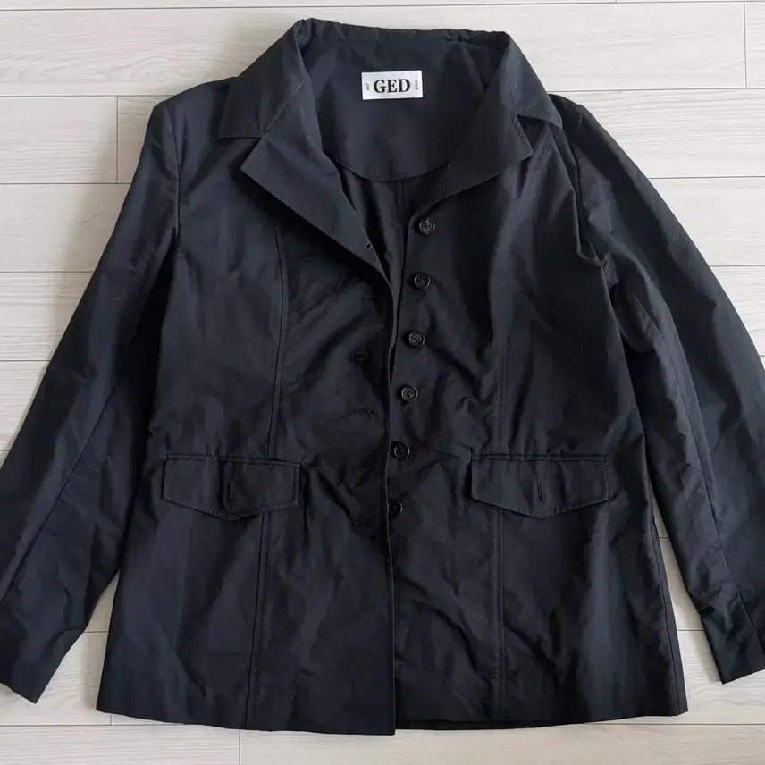 [BUNJANG] GED Signature Hepburn Jacket - Navy / 게드 SIGNATURE HEPBURN JACKET - NAVY