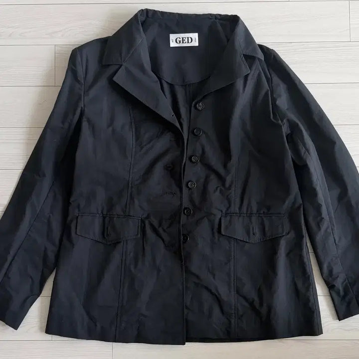 [BUNJANG] GED Signature Hepburn Jacket - Navy / 게드 SIGNATURE HEPBURN JACKET - NAVY