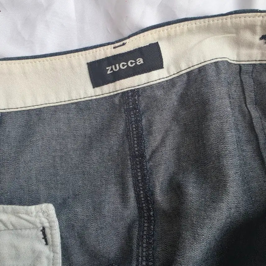 [SOLD OUT] zucca 주카  데님  세미 와이드 팬츠