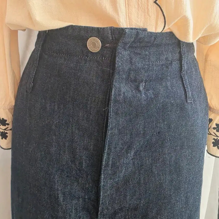 [SOLD OUT] zucca 주카  데님  세미 와이드 팬츠