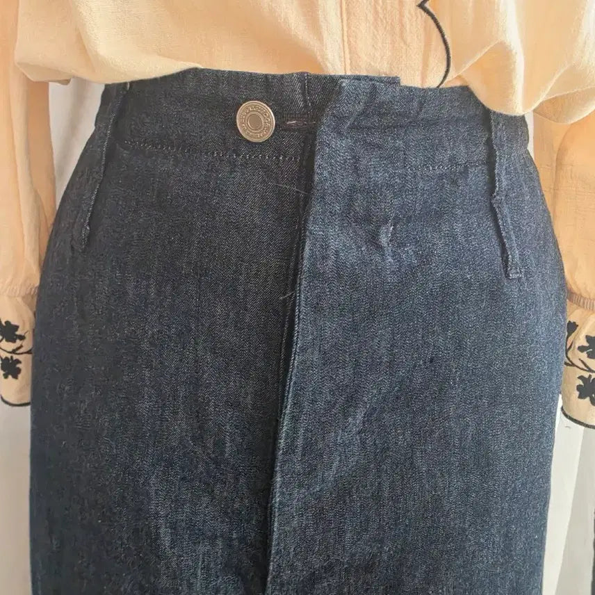 [SOLD OUT] zucca 주카  데님  세미 와이드 팬츠