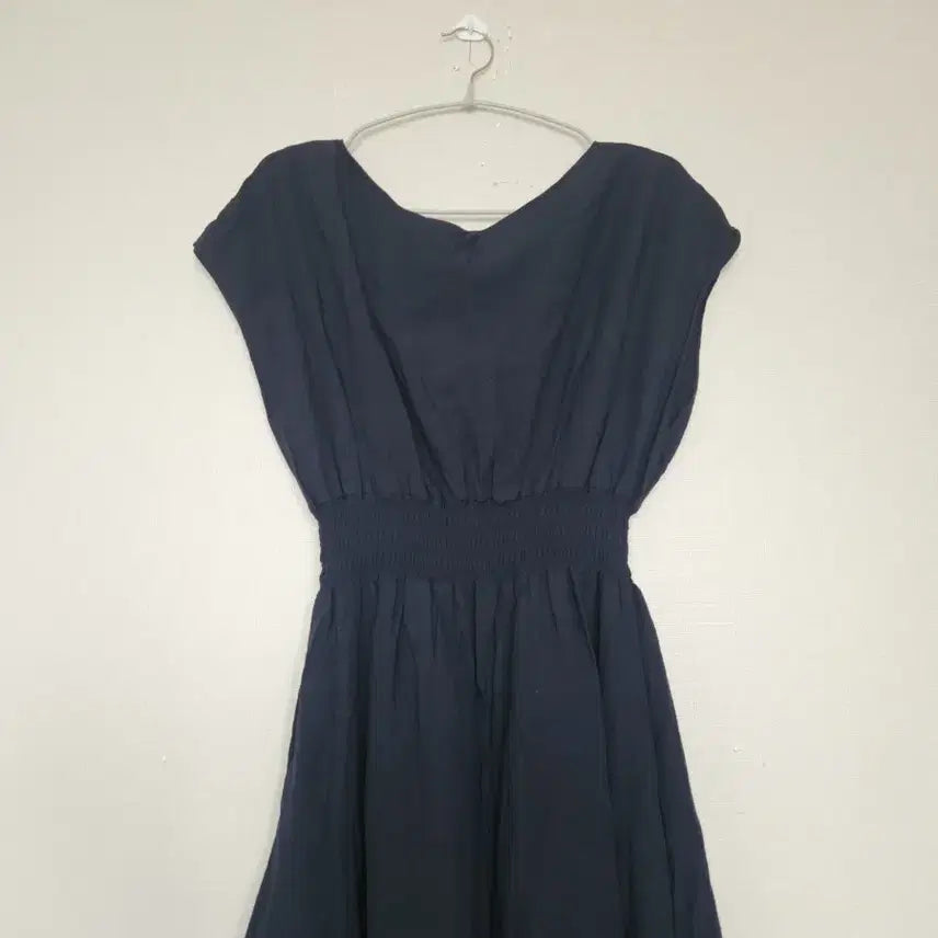 [SOLD OUT] 네이비 롱 원피스 밴딩 프리사이즈