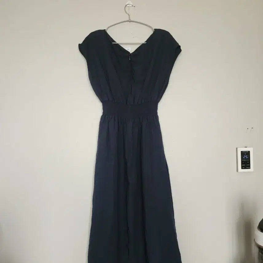 [SOLD OUT] 네이비 롱 원피스 밴딩 프리사이즈