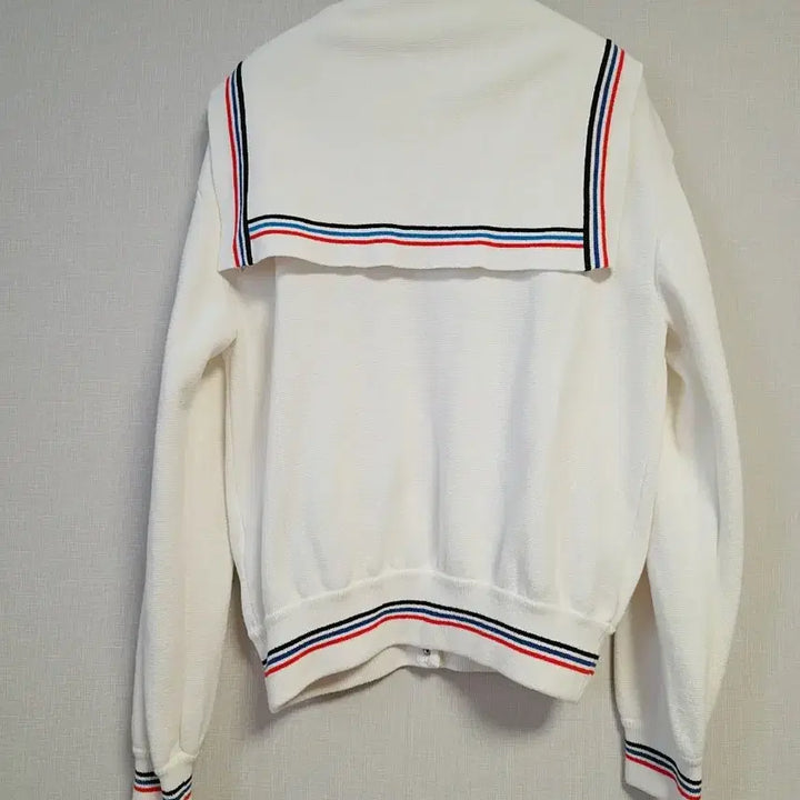 [BUNJANG] Lucky Chouette Sailor Cardigan White / 럭키슈에뜨 세일러 가디건 화이트