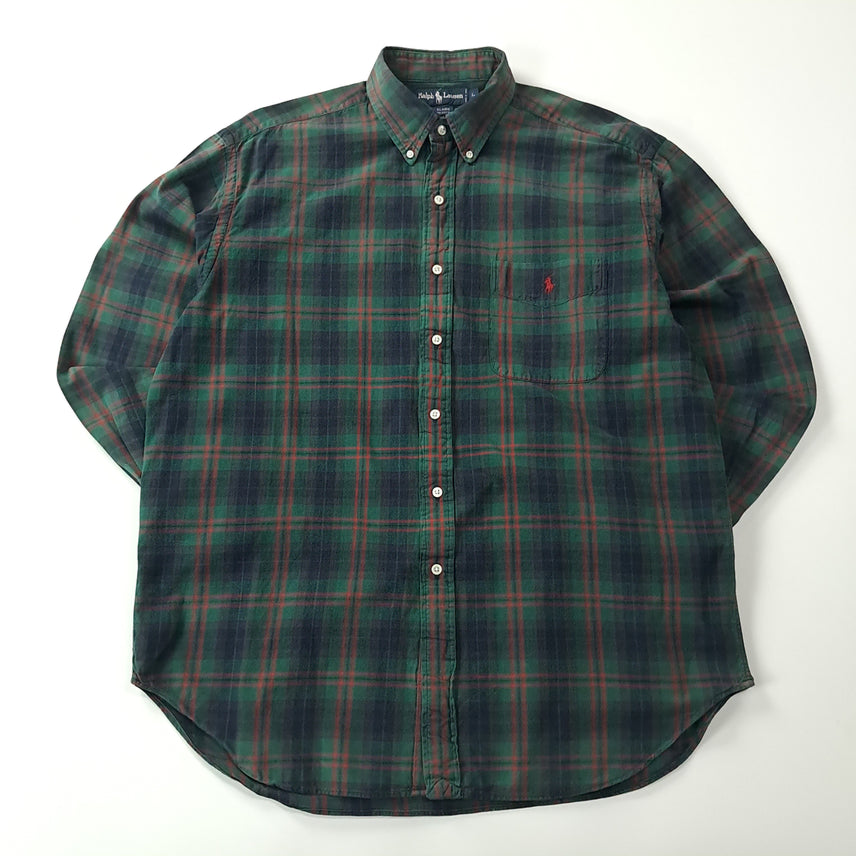 [SOLD OUT] CK265 L 폴로 90s 클래식 타탄체크 셔츠 남방
