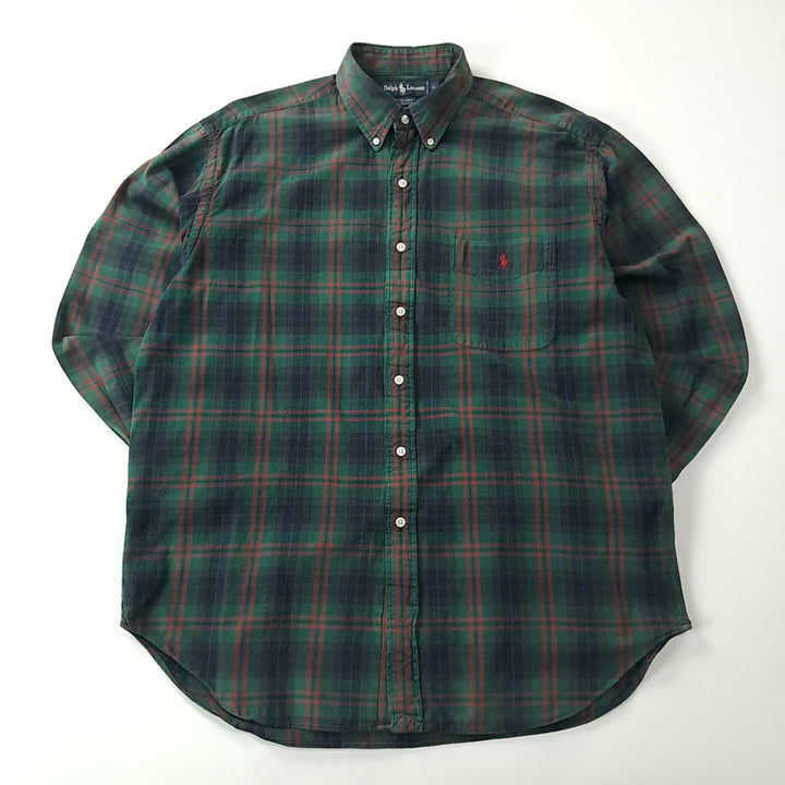 [SOLD OUT] CK265 L 폴로 90s 클래식 타탄체크 셔츠 남방
