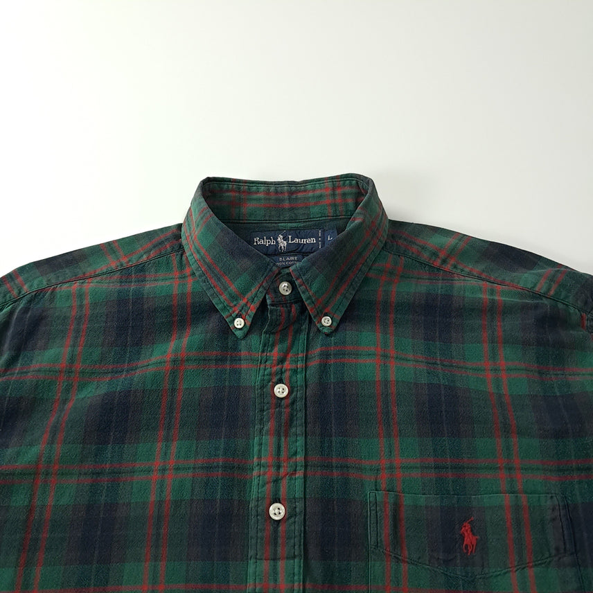 [SOLD OUT] CK265 L 폴로 90s 클래식 타탄체크 셔츠 남방