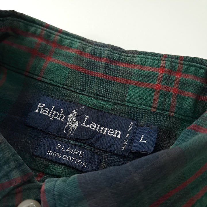[SOLD OUT] CK265 L 폴로 90s 클래식 타탄체크 셔츠 남방
