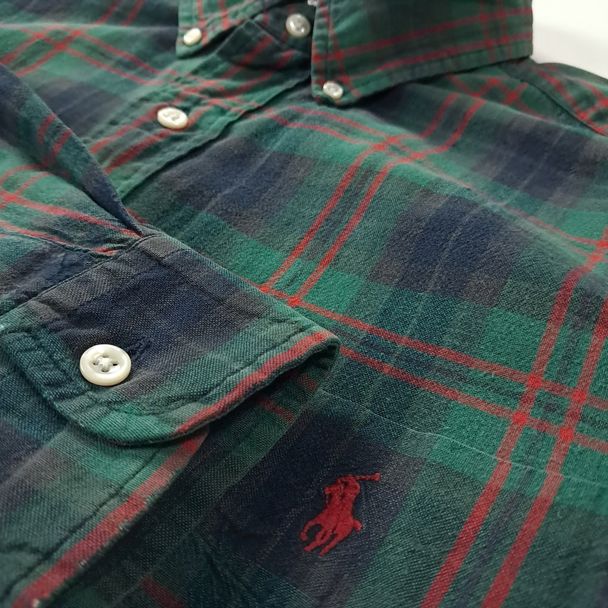 [SOLD OUT] CK265 L 폴로 90s 클래식 타탄체크 셔츠 남방