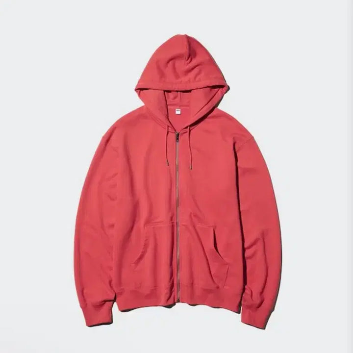 [SOLD OUT] 유니클로 스웨트풀집 파카 레드(s)