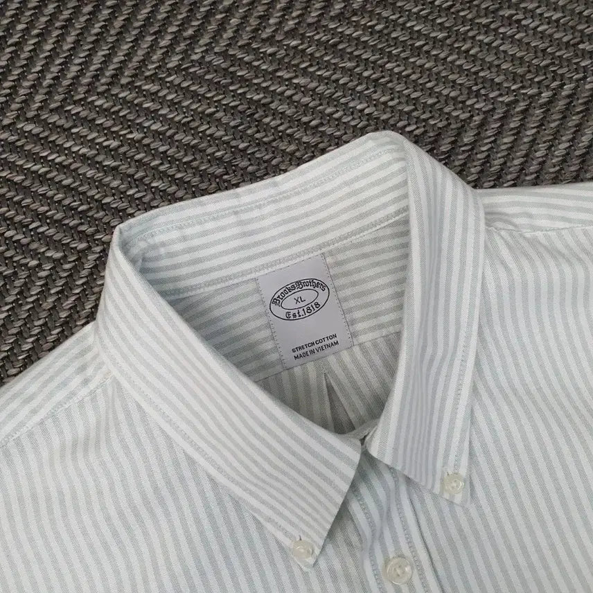 [BUNJANG] Brooks Brothers Long Sleeve Striped Shirt / 브룩스브라더스 긴소매 셔츠 남자105~110
