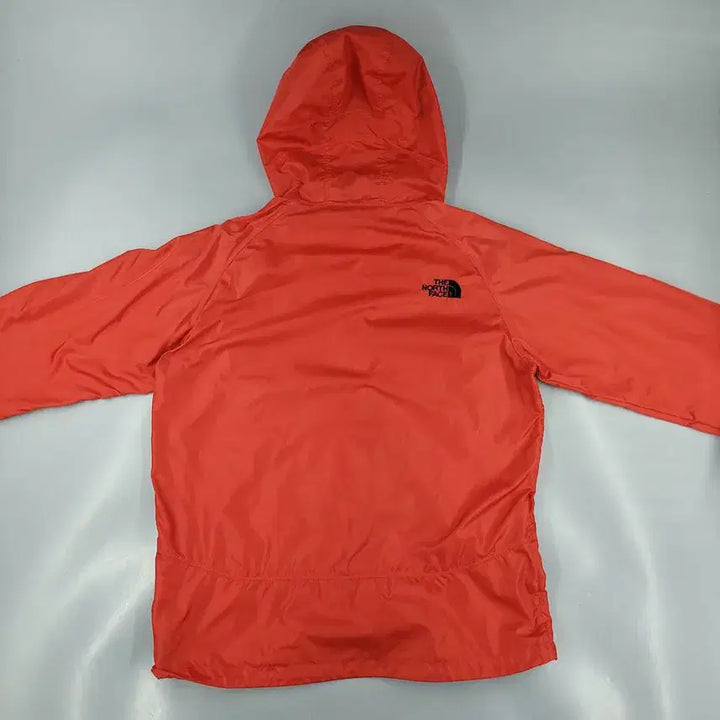 [BUNJANG] The North Face White Label Red/Black Raglan Glash Hooded Jacket / 노스페이스 화이트라벨 레드 블랙 배색 로고 레글런 립스탑 글래쉬 후드 경