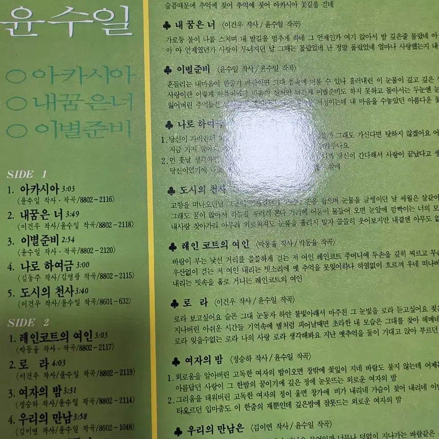 [BUNJANG] Yoon Soo Il LP Record / 윤수일 LP