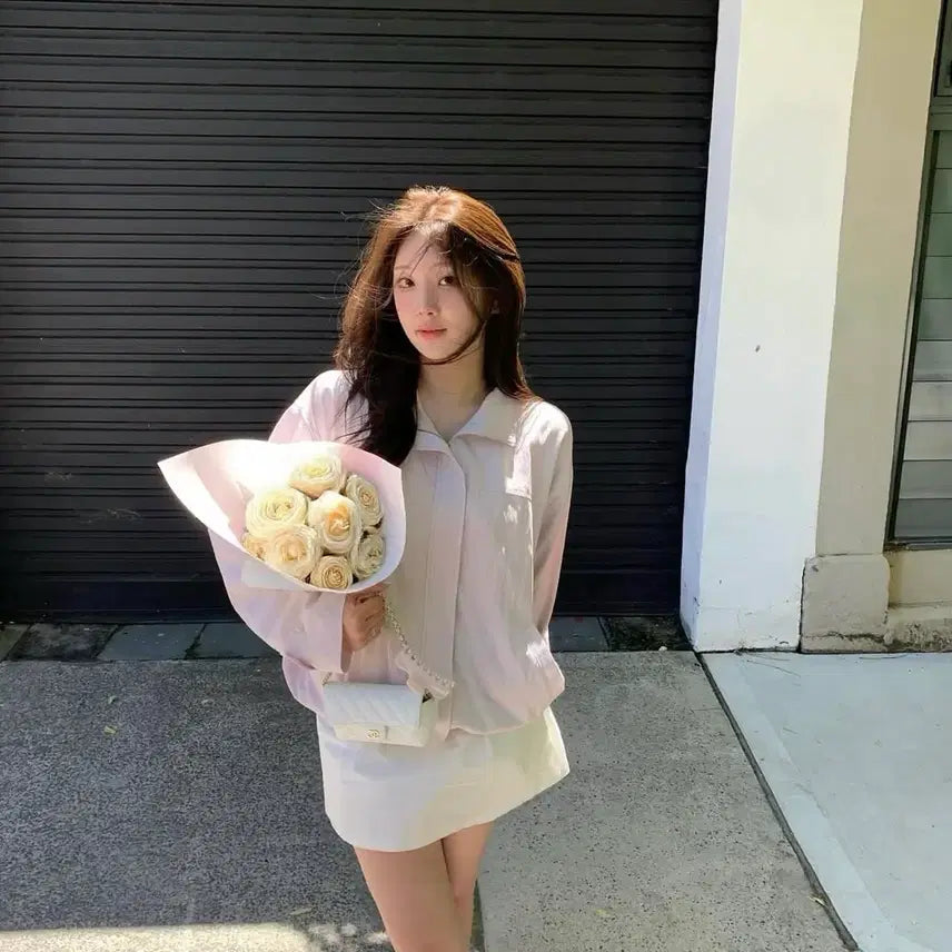 [SOLD OUT] 온드민 윈드브레이커 라벤더 새상품